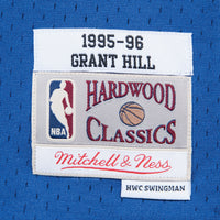 Detroit Pistons Mitchell & Ness Swingman Jersey Road Grant Hill 1995-96