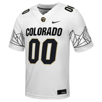 Colorado Buffaloes Nike Custom Football Game Jersey - White