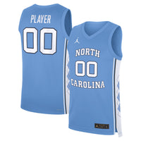 North Carolina Tar Heels Jordan Brand NIL Pick-A-Player Basketball Jersey - Carolina Blue