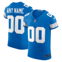 Detroit Lions Nike Blue Team Vapor F.U.S.E. Elite Custom Jersey