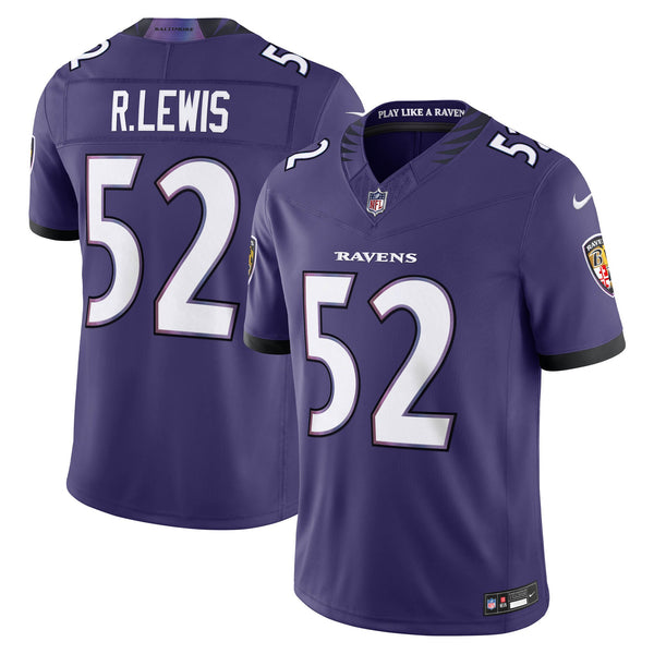 Baltimore Ravens Ray Lewis Nike Purple Vapor F.U.S.E. Stitched Retired Limited Jersey