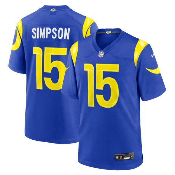 Los Angeles Rams Ty Simpson Nike Royal 2026 NFL Draft First Round Pick No. 13 Team Game Jersey