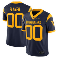 West Virginia Mountaineers Nike NIL Pick-A-Player Football Game Jersey - Navy