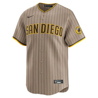 San Diego Padres Nike Khaki Alternate Limited Jersey