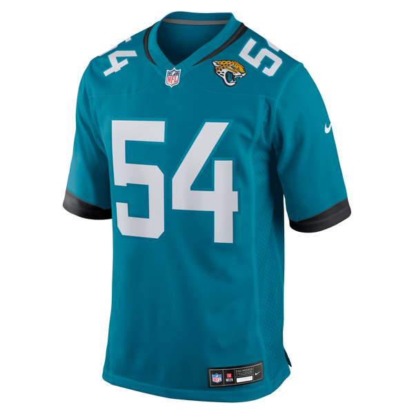 Jacksonville Jaguars Jack Kiser Nike Teal Team Game Jersey
