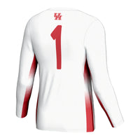 #1 Houston Cougars GameDay Greats Lightweight Volleyball Jersey - White