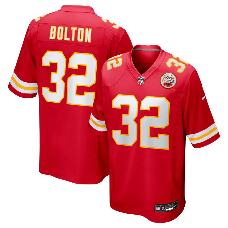 Kansas City Chiefs Nick Bolton Nike Red Game Jersey