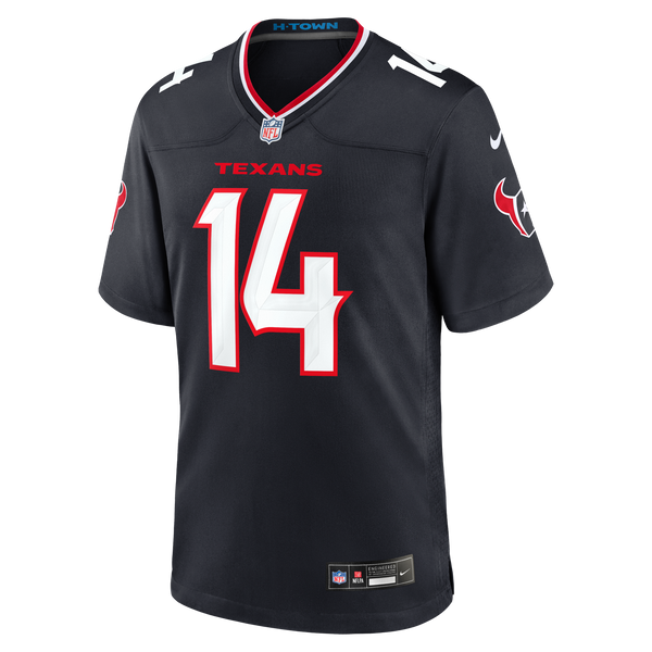 Houston Texans Jaylin Noel Nike Navy Team Game Jersey