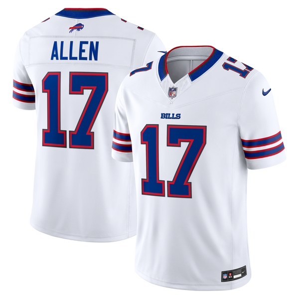 Buffalo Bills Josh Allen Nike White Vapor F.U.S.E. Stitched Limited Jersey