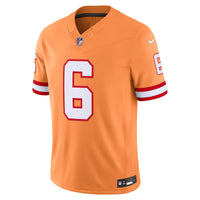 Tampa Bay Buccaneers Baker Mayfield Nike Creamsicle Alternate Vapor F.U.S.E. Stitched Limited Jersey