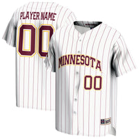 Minnesota Golden Gophers GameDay Greats NIL Pick-A-Player Lightweight Baseball Jersey - White