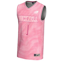 #1 Bucknell Bison GameDay Greats Lightweight Basketball Fashion Jersey - Pink