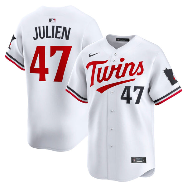 Minnesota Twins Edouard Julien Nike White Home Limited Player Jersey