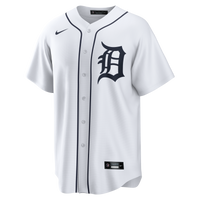 Detroit Tigers Justin Verlander Nike White Home Replica Jersey