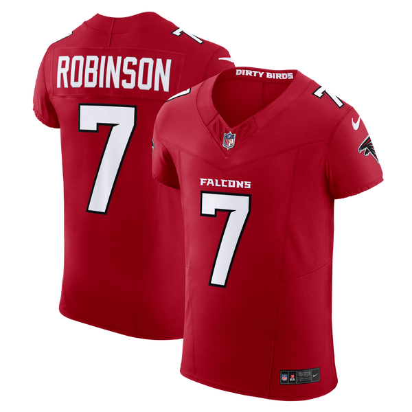 Atlanta Falcons Bijan Robinson Nike Red Team Vapor F.U.S.E. Elite Jersey