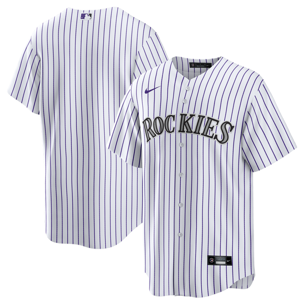 Colorado Rockies Nike White Home Big & Tall Replica Jersey