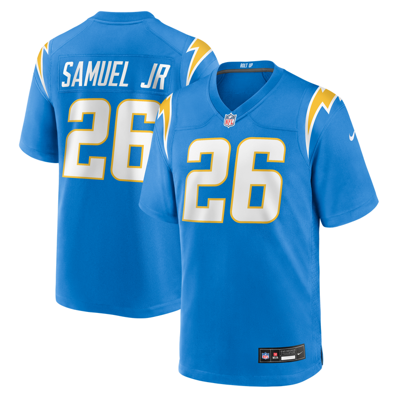 Los Angeles Chargers Asante Samuel Jr. Nike Powder Blue Game Player Jersey