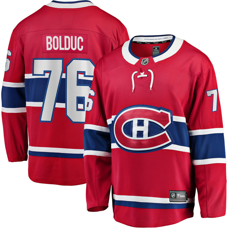 Montreal Canadiens Zack Bolduc Fanatics Red Home Breakaway Jersey