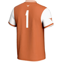 #1 Texas Longhorns GameDay Greats Lightweight Softball Jersey - Burnt Orange