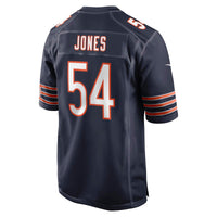 Chicago Bears Logan Jones Nike Navy Team Game Jersey