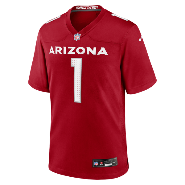 Arizona Cardinals Number 1 Dad Nike Cardinal Game Jersey