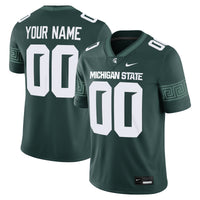 Michigan State Spartans Nike Custom Football Game Jersey - Green