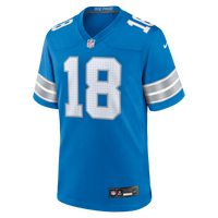Detroit Lions Isaac TeSlaa Nike Blue Game Player Jersey