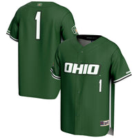 #1 Ohio Bobcats GameDay Greats Lightweight Baseball Jersey - Green