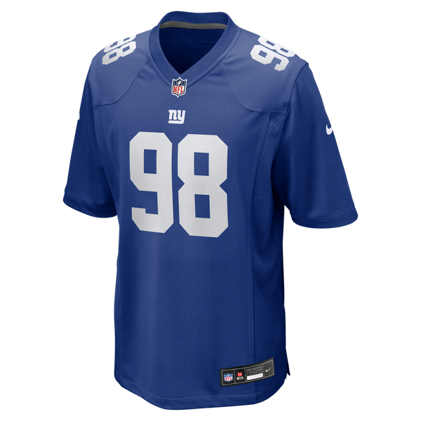 New York Giants Leki Fotu Nike Royal Team Game Jersey