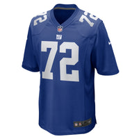 New York Giants Jermaine Eluemunor Nike Royal Team Game Jersey