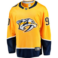 Nashville Predators Ryan O'Reilly Fanatics Gold Breakaway Jersey