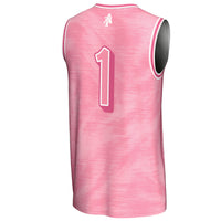 #1 North Carolina A&T Aggies GameDay Greats Lightweight Basketball Jersey - Pink
