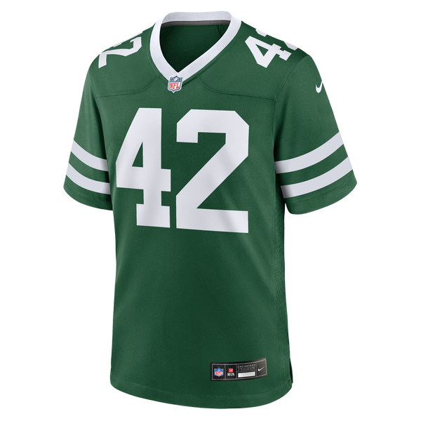 New York Jets Thomas Hennessy Nike Legacy Green Team Game Jersey