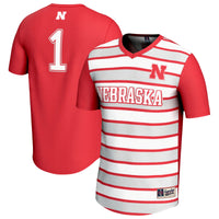 #1 Nebraska Huskers GameDay Greats Lightweight Soccer Fashion Jersey - Scarlet