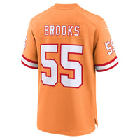 Tampa Bay Buccaneers Derrick Brooks Nike Orange Throwback Game Jersey