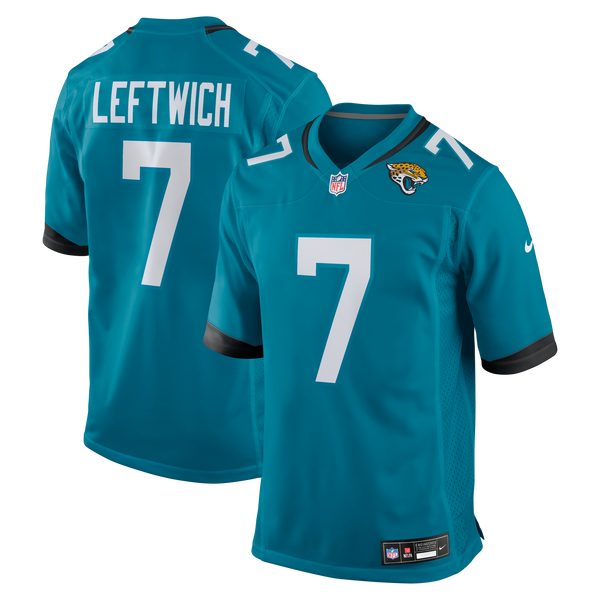 Jacksonville Jaguars Byron Leftwich Nike Teal Retired Player Game Jersey