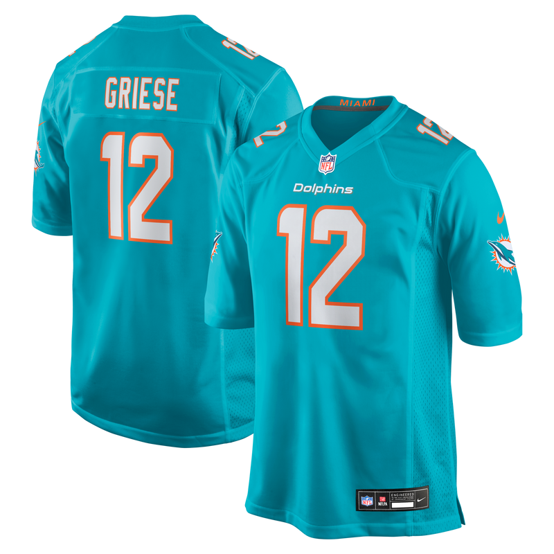 Miami Dolphins Bob Griese Nike Aqua Game Retired Player Jersey