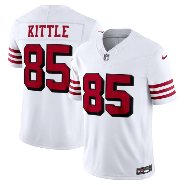 San Francisco 49ers George Kittle Nike White Alternate Vapor F.U.S.E. Stitched Limited Jersey