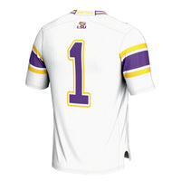 #1 LSU Tigers GameDay Greats Football Jersey – White