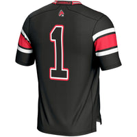 #1 Ball State Cardinals GameDay Greats Endzone Football Jersey - Black