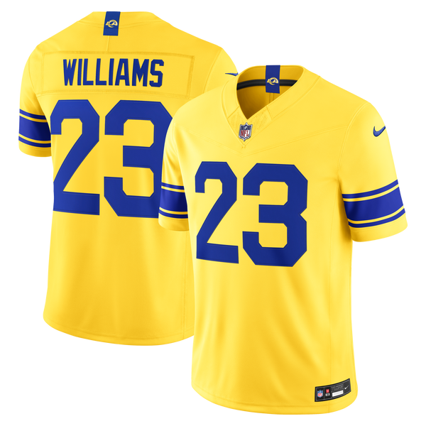Los Angeles Rams Kyren Williams Nike Classic Sol Vapor F.U.S.E. Stitched Limited Jersey