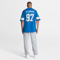 Detroit Lions Aidan Hutchinson Nike Blue Game Jersey