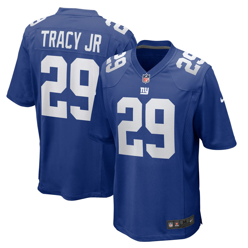 New York Giants Tyrone Tracy Jr. Nike Royal Team Game Jersey