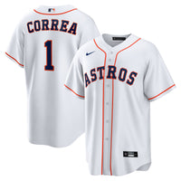 Houston Astros Carlos Correa Nike White Home Replica Jersey