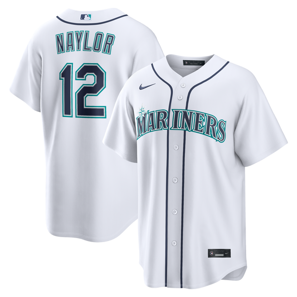 Seattle Mariners Josh Naylor Nike White Home Replica Jersey