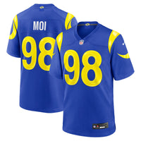 Los Angeles Rams Jaxson Moi Nike Royal Game Jersey