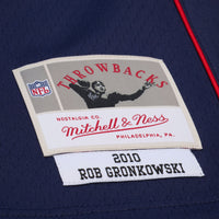 New England Patriots Rob Gronkowski Mitchell & Ness Navy Big & Tall 2010 Legacy Retired Player Jersey