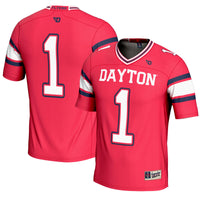 #1 Dayton Flyers GameDay Greats Endzone Football Jersey - Red