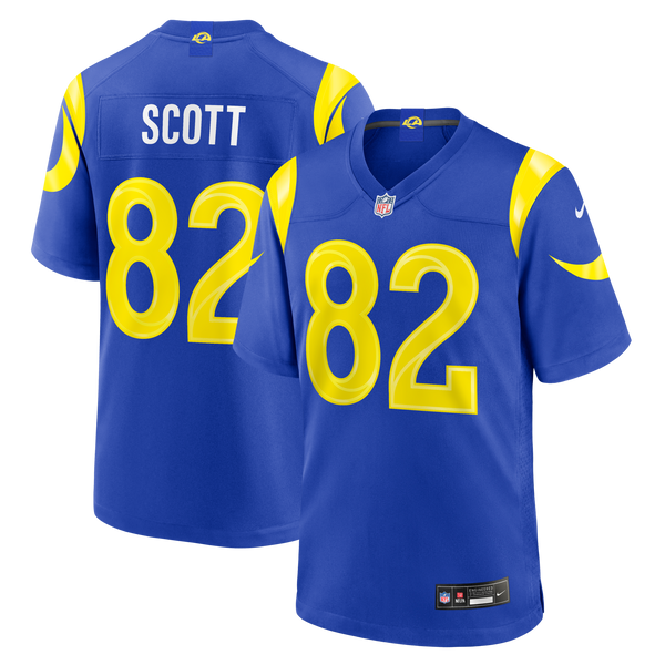 Los Angeles Rams Tyler Scott Nike Royal Team Game Jersey