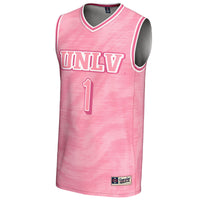 #1 UNLV Rebels GameDay Greats Lightweight Basketball Fashion Jersey - Pink